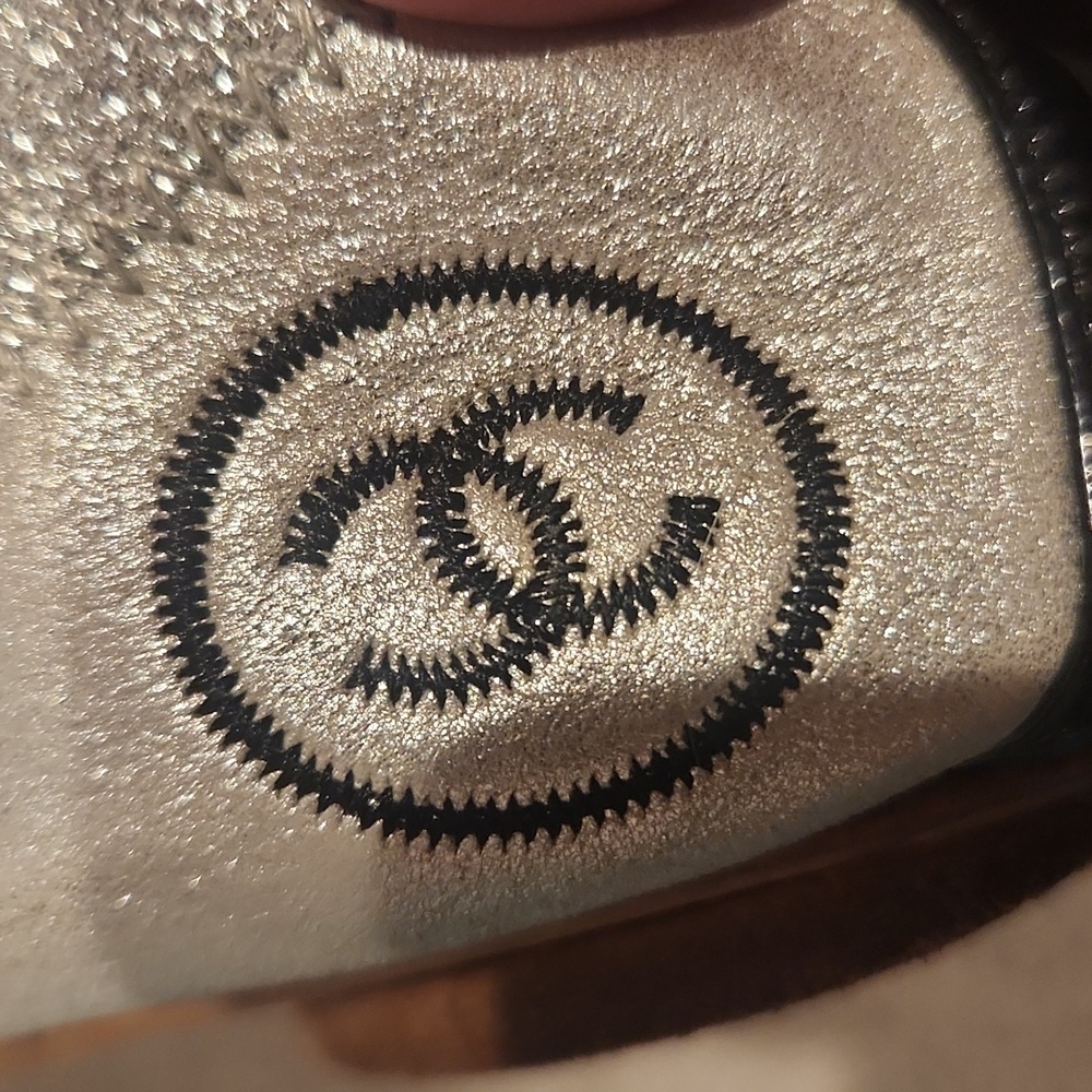 Chanel Silver And Black ballet slippers 38 1/2 [Size 8] - Picture 8 of 13